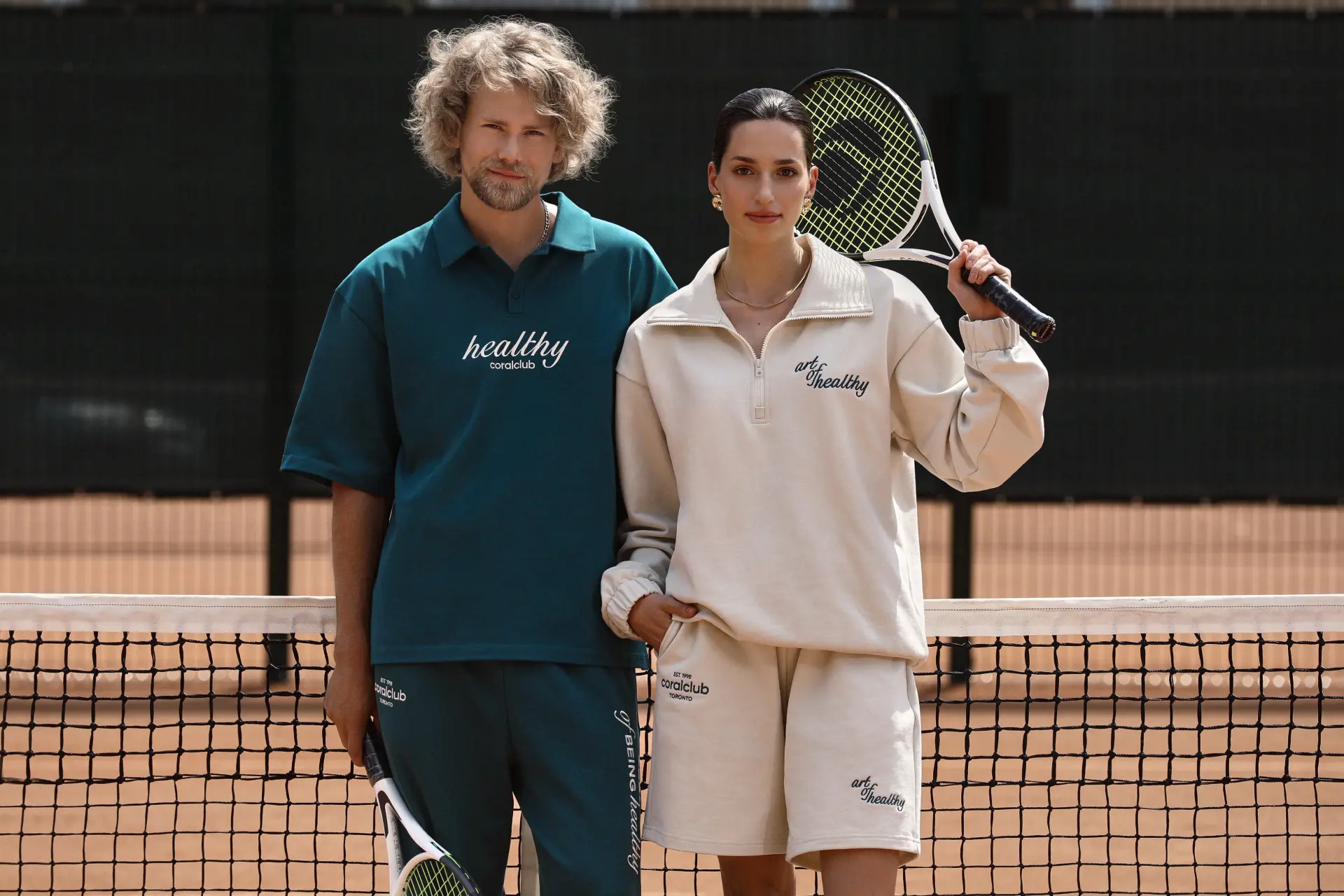 Футболка поло унисекс, зеленая