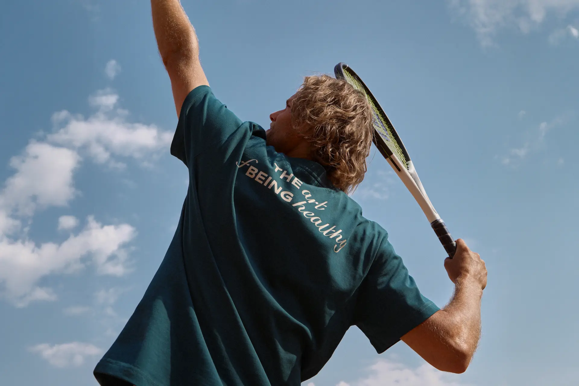 Футболка прямая унисекс, зеленая